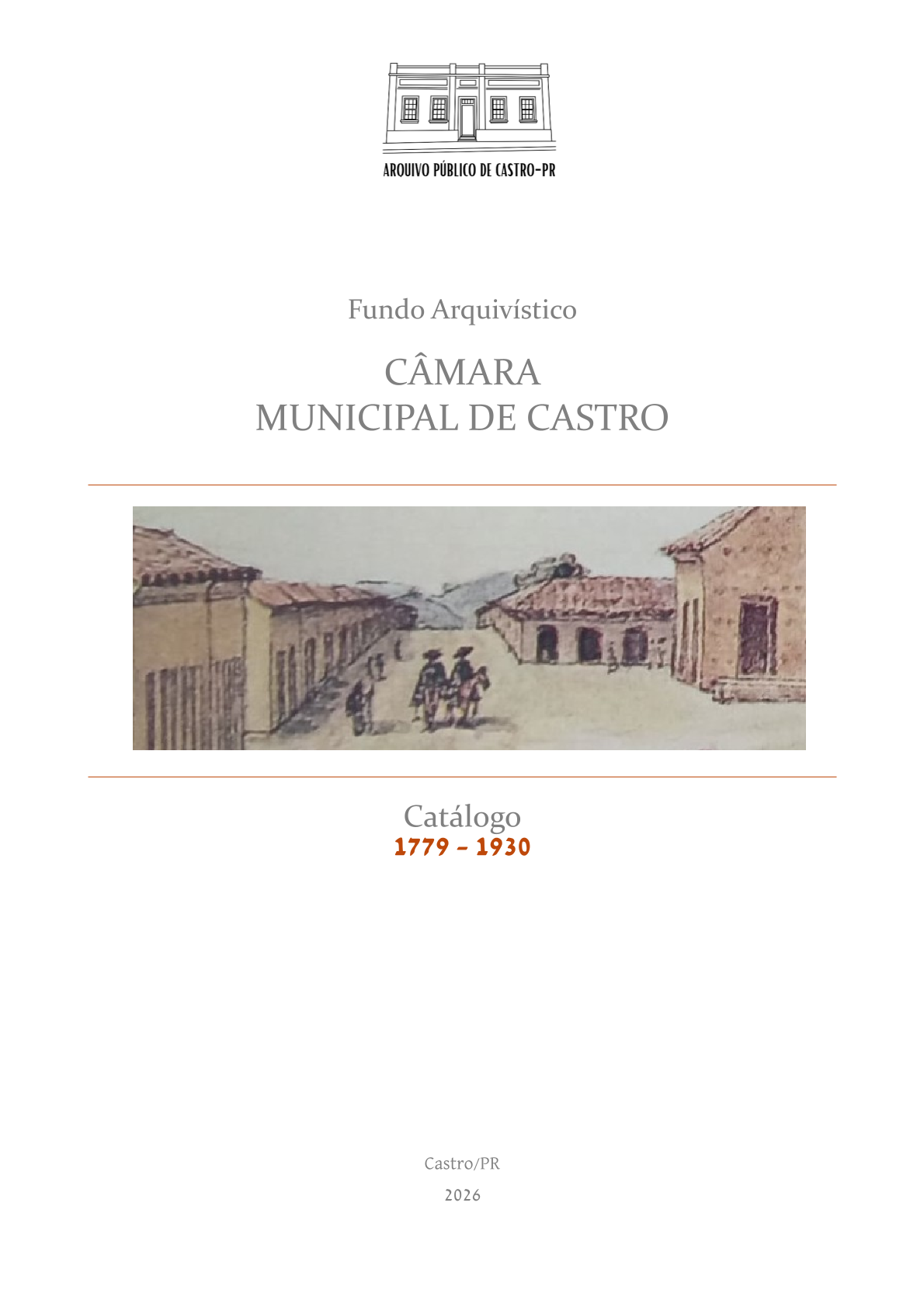 Capa do Catálogo
