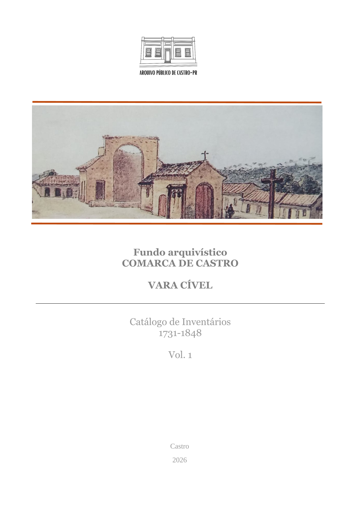 Capa do Catálogo